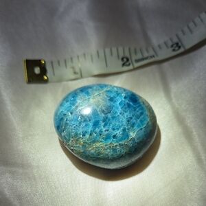 ✨ Stunning Blue Apatite Palm Stone - 2 Inches ✨